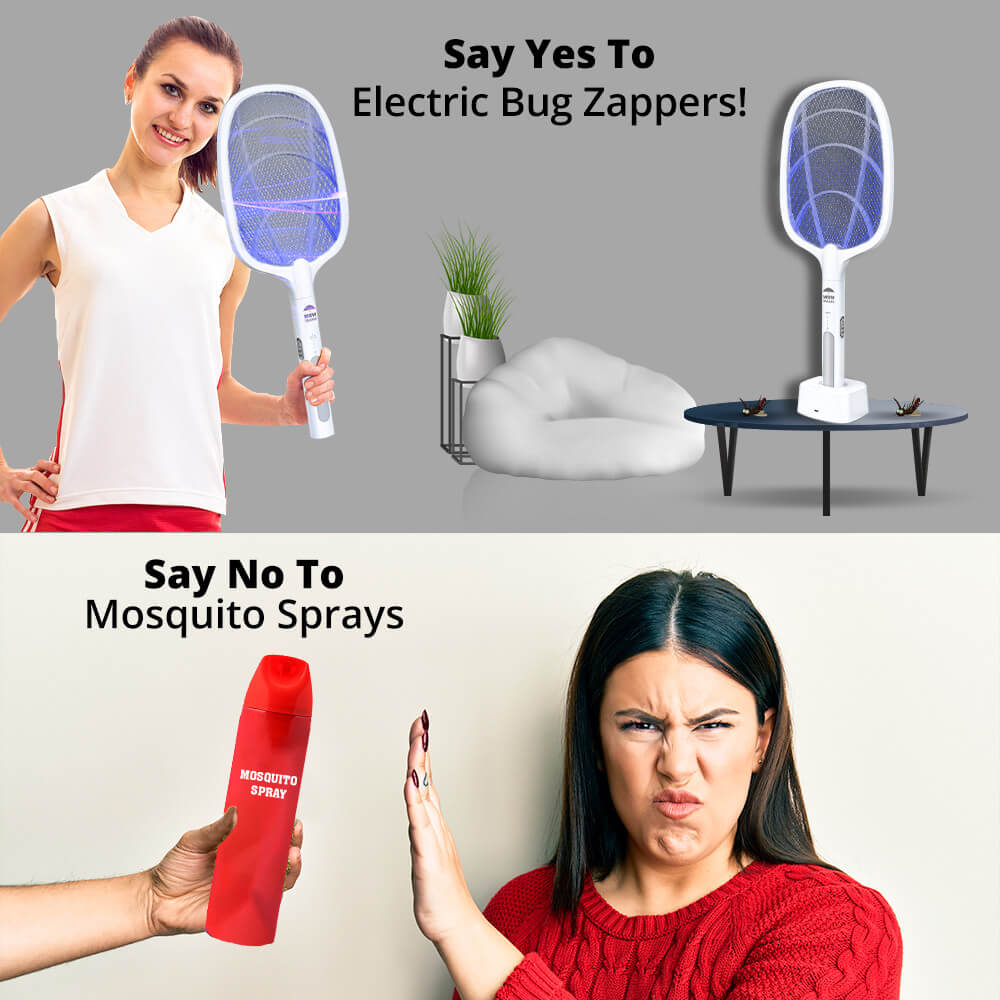 Zylo 2-in-1 Mosquito Killer Racket & Lamp