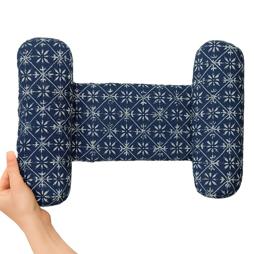 Baby Sleeping Comfort Pillow Shape For Head, Neck And Back – Breathable