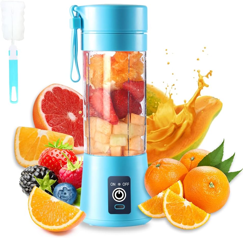 Portable Mini Juicer Blender – USB-Rechargeable & Travel-Friendly