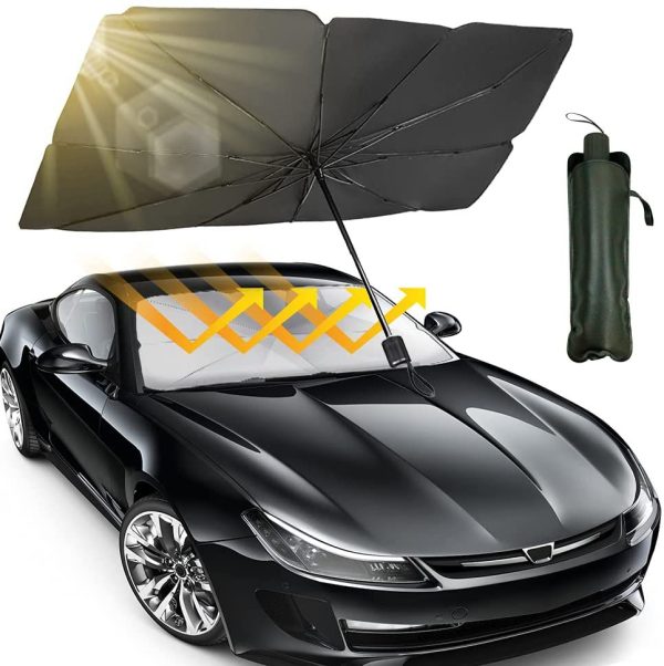 Zylo - Foldable Front Window Sunshade Umbrella, Heat Insulation Protection